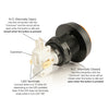 Small White Plastic Mechanical Push Button
