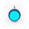 Medium Blue Plastic Mechanical Push Button