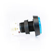 Medium Blue Plastic Mechanical Push Button